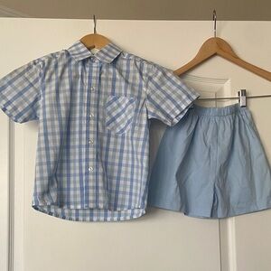 Light Blue Kids Shorts